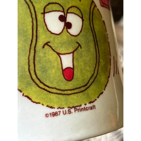 I LOVE TENNIS MUG - Coffee Cup - 1987 - U.S. Printcraft - Official Tennis Nut - Picture 9 of 10